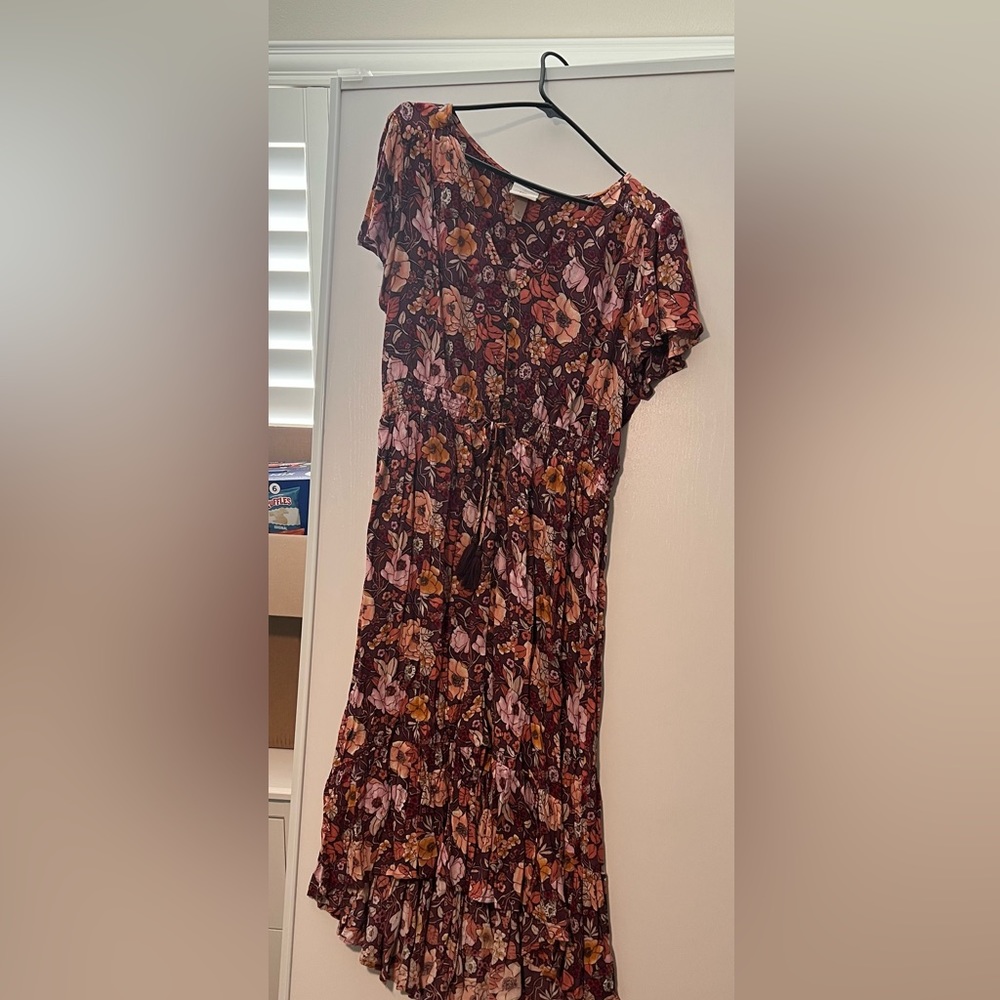 Floral print summer dress